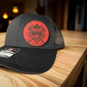 Firefighter Custom Richardson Hat - "The hotter you get the faster we come" - If you're a firefighter or know someone who is this is the perfect hat for you. Custom red patch with a funny twist. Grab yours today.