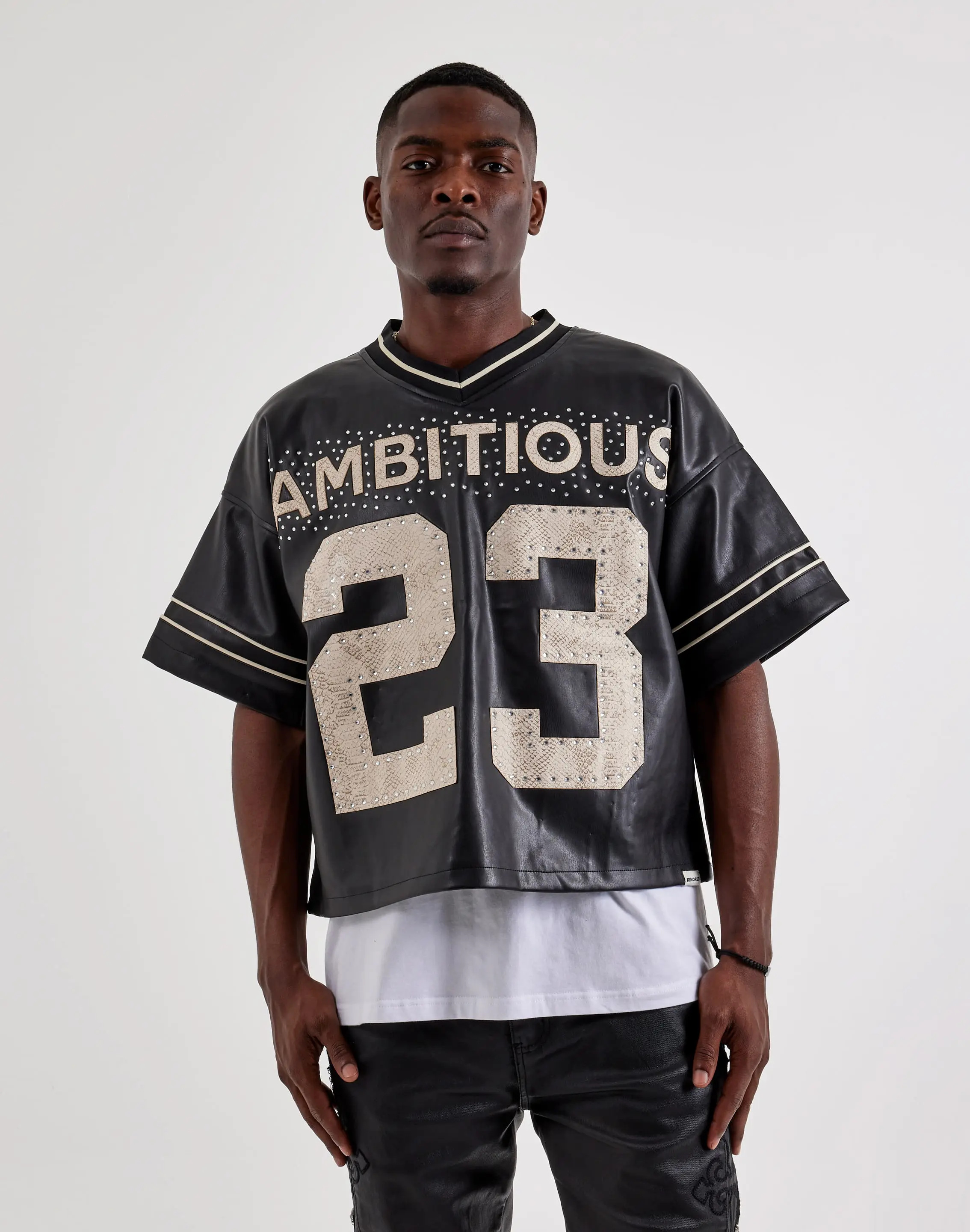 Mens Kindred Ambitious V-Neck PU Tee