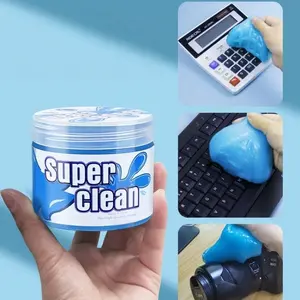Car Cleaning Gel, Keyboard Cleaner, Vehicle Maintenance, Convenient Corner Dust Removal, Universal Type, Reusable Daily Use