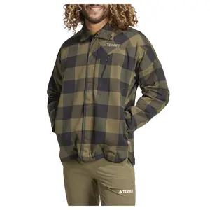 adidas Mens Terrex Xploric Primaloft Insulated Jacket Hiking Athletic Outerwear Casual - Green adidas Mens Terrex Xploric Primaloft Insulated Jacket Hiking Athletic Outerwear Casual - Green