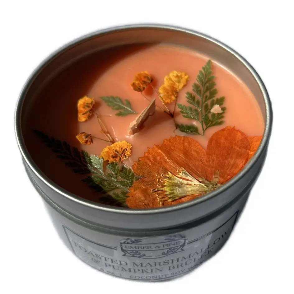 Toasted Marshmallow Pumpkin Brûlée Soy Candle Gift