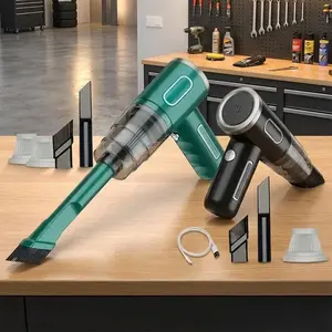 Wireless Handheld Portable Vacuum Cleaner 5000Pa Strong Suction Dual Lithium Battery Washable Filter USB Rechargeable Lightweigh