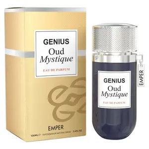 Genius Oud Mystique EDP Perfume By Emper 3.4oz / 100ml Arabian Fragrance Aromatic Woody