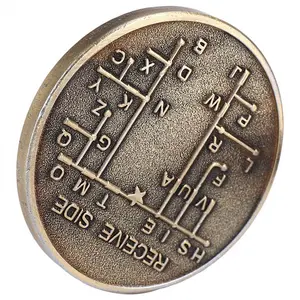 CW Morse Code Commemorative Coins CW Training Coin Morse Code Training Coin for Novice Radio Enthusiasts