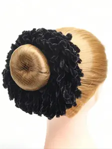 Solid Color Hair Scrunchie, Hair Soft Fluffy, Elegant Hair Accessories for Women & Girls, Minimalist Headwear Suitable for Thick Hair