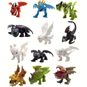 Dragon Action Figure Ornament, Dragon Clan Night Slash Model, Perfect New Year Gift, Cake Decoration, Easter Gift Ornament Craft