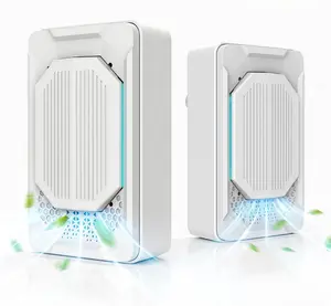 2 PCS Home Air Purifier for Pets — Plug-in Negative Ion Generator for Bedrooms, Offices, and Kitchens; Easy to Operate, Low-Noise Operation.