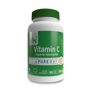 Health Thru Nutrition Vitamin C – 500mg as PureWay-C® | Natural High Absorption Immune & Antioxidant Support
