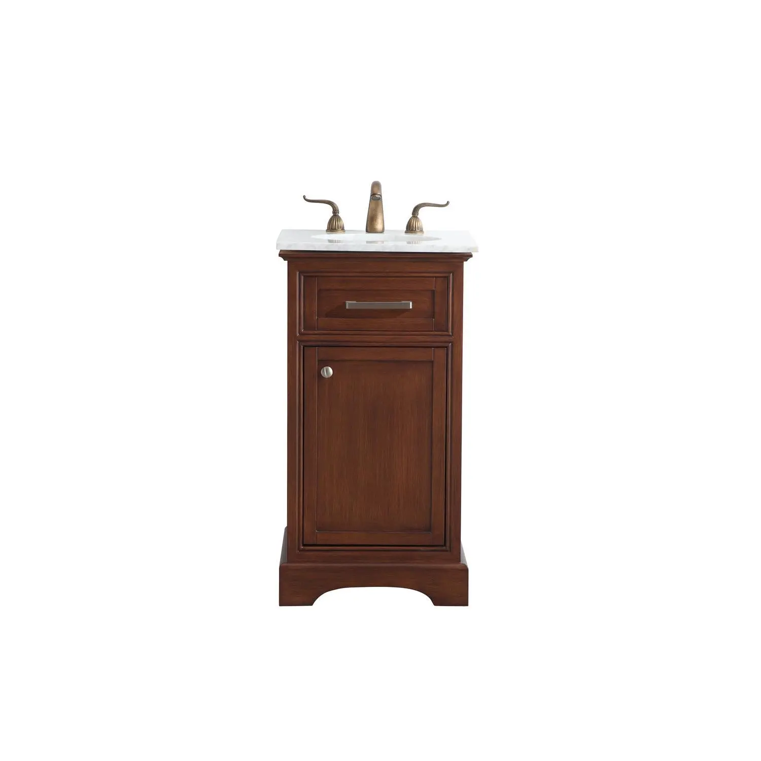 Americana Single Bathroom Vanity Set Teak