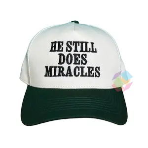 He Still Does Miracles Embroidered Hat, Christian Faith Trucker Cap, Inspirational Religious Hat, Spiritual Gift for Her or Him