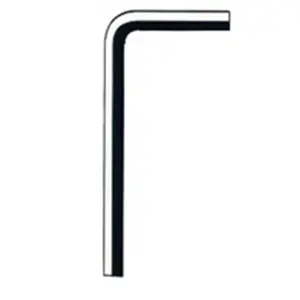 212 MAIN 3 mm Long Arm L-Handle Hex Wrench, Steel Hardware Hand Tool for Metric Wrenching Tasks