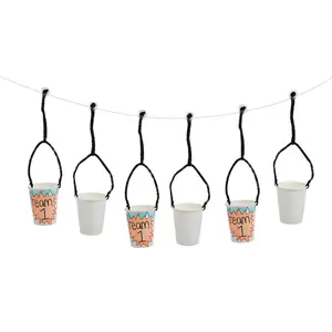 Bulk STEAM Zipline Activity Learning Challenge Craft Kit - Makes 50