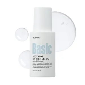 Dr.BRID C Soothing Barrier Face Serum - Instant Cooling & Calming Relief with Peptides, Cica & Microbiome, Helps Restore Barrier Resilience for Sensitive Skin, Fragrance-Free, 1.01 fl.oz.