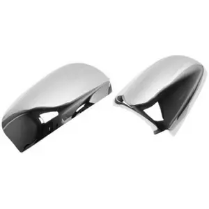 Chrome Mirror Covers Compatible with 2016-2018 Toyota Tacoma ^No Signal Cutout^