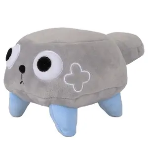 Dandy's World Pebble Vee Rodger Flutter Anime Game World Plush Toy, Christmas Home Party Decorations, Plush Doll Gifts for Game Lovers