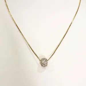 Minimalist box chain gold plated 14 k