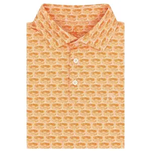 The Tennessee Neyland Stadium Men's Short Sleeve Collegiate Polo, Classic College Sportswear for Men, Outdoor Golf Shirt for Men, Gameday Apparel Gift For Gamer