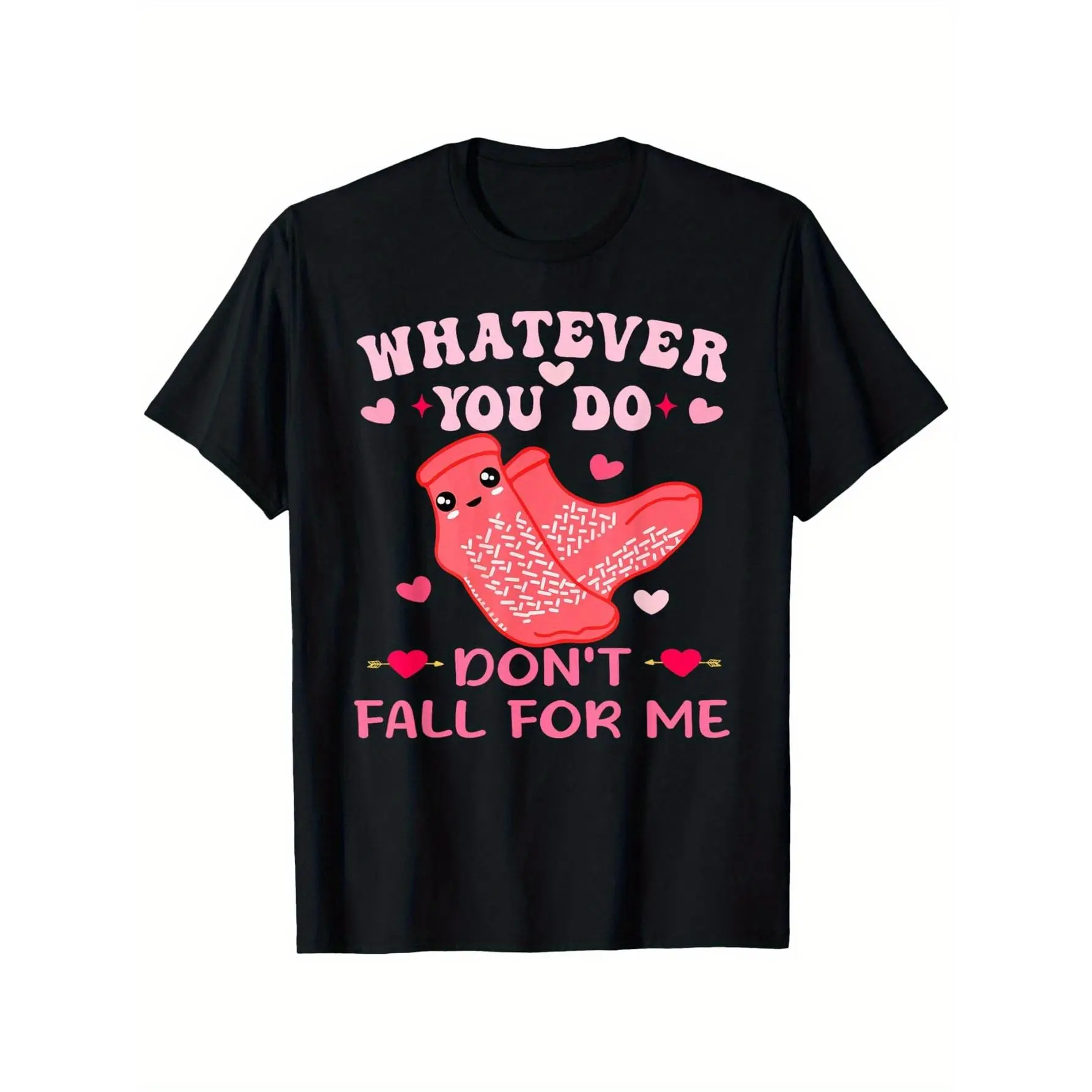 Nurse Valentine Whatever You Do Don't Fall For Me RN PCT CNA T-Shirt, Suitable for Mens & Womens Outdoor T-Shirt, cotton, S-XXXL