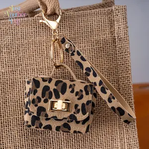 Leopard Print PU Leather Keychain with Coin Pouch – Trendy Fashion Charm for Women, Mini Change Wallet Pendant for Keys, Handbags, Car Accessories, Stylish Everyday Carry Gift SpringStatements
