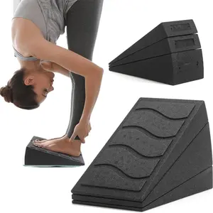 Slant Board Calf Stretch,Ideal for home workouts, leg stretching after running leg workouts,Wedge Adjustable Angles Leg Extender, Professional for Exercise Squat Ankle Mobility
