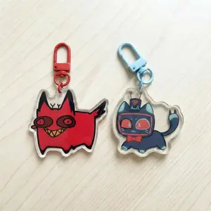 Hazbin Hotel Keychain, Vox Keychain, Vee Charms, Alastor Keychain, Alastor Decor