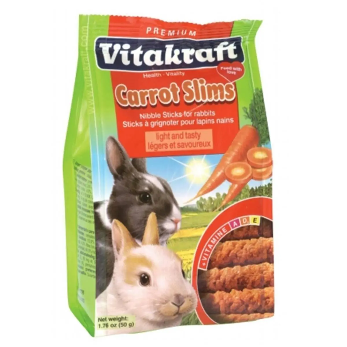 212 MAIN Carrot-Based Slim Shape Animal Treats, Edible Rabbit Pet Treats - Product Code 25677
