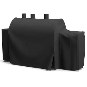 SHINESTAR 8080 Grill Cover for Char-Griller 5050, 5650, 93560 Grill, Heavy Duty Waterproof BBQ Smoker Cover with Special Zipper Design