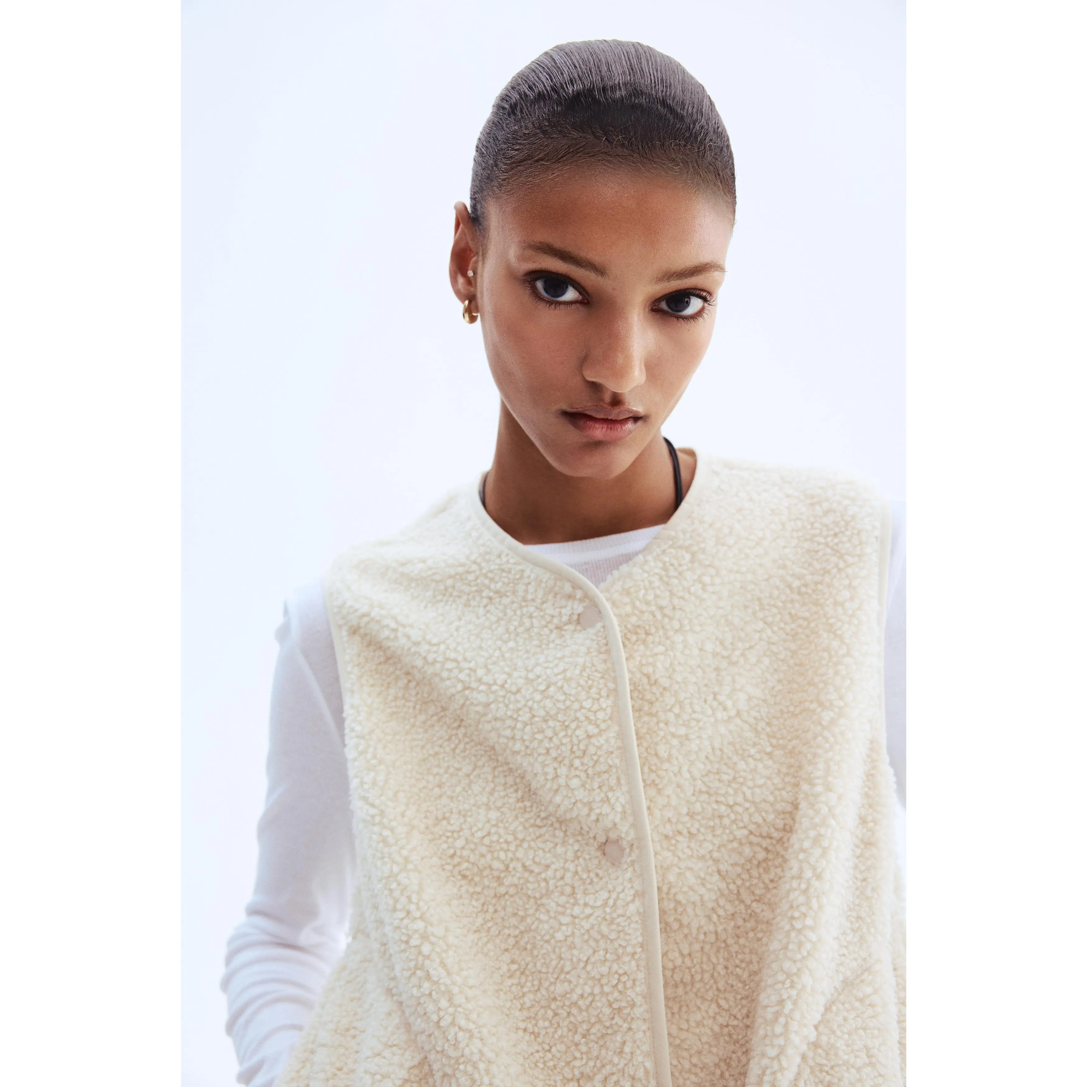 H&M Teddy gilet