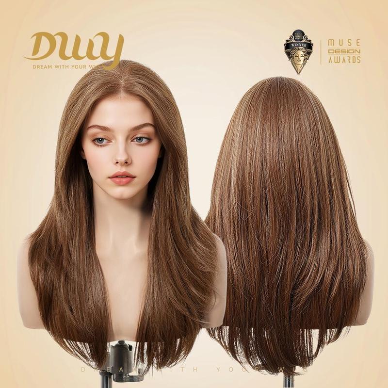 Talia C-DWY 13×6 Lace Front Free Part Long Straight Glueless Synthetic Wig for Women 2 Shades 22 inches