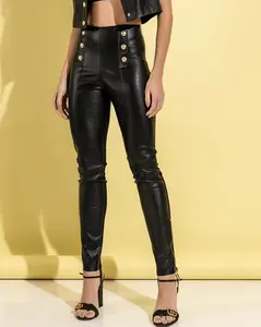 Dress&Co Faux Leather Sexy Skinny Pants Womenswear - Comfort / Elegant / Casual