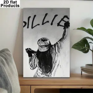 Modern Female Portrait Canvas Prints, Black Hair Aesthetic Wall Art Painting, Room Decor Wall Art Poster for Contemporary Home Decor