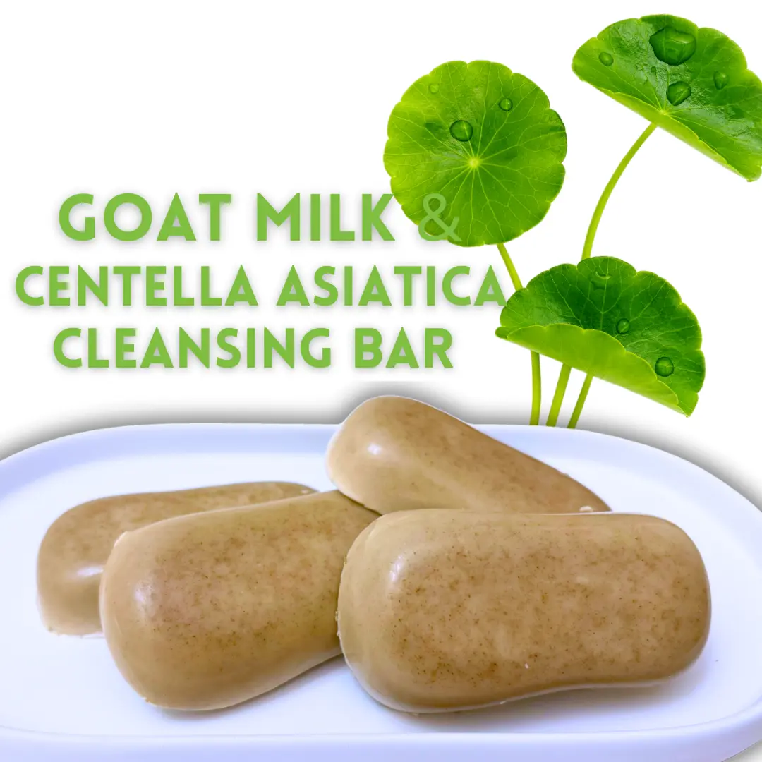 Organic Goat Milk & Centella Asiatica Soap – Nourishing Bar for Gentle Korean Skin Care