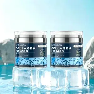 【 Fathersday】Collagen Men's Anti-Aging Wrinkle Cream, Men'sFace Moisturizer Cream 50g, Skin Firming andTightening Lotion, Firming Hyaluronic AcidMoisturizer Fathersdaygift Luxury