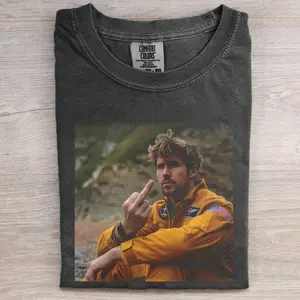 Vintage Ryland Grace Ryan Gosling Middle Finger 90s Shirt, Project Hail Mary Movie T-Shirt