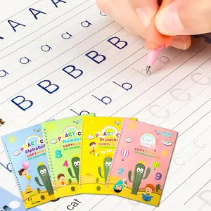 Grooved Handwriting Practice Kit for , 's Magic Practice Copybook for Writing Practice, Groove Calligraphy Workbooks Tracing Books for , Homeschool (30 Refills)