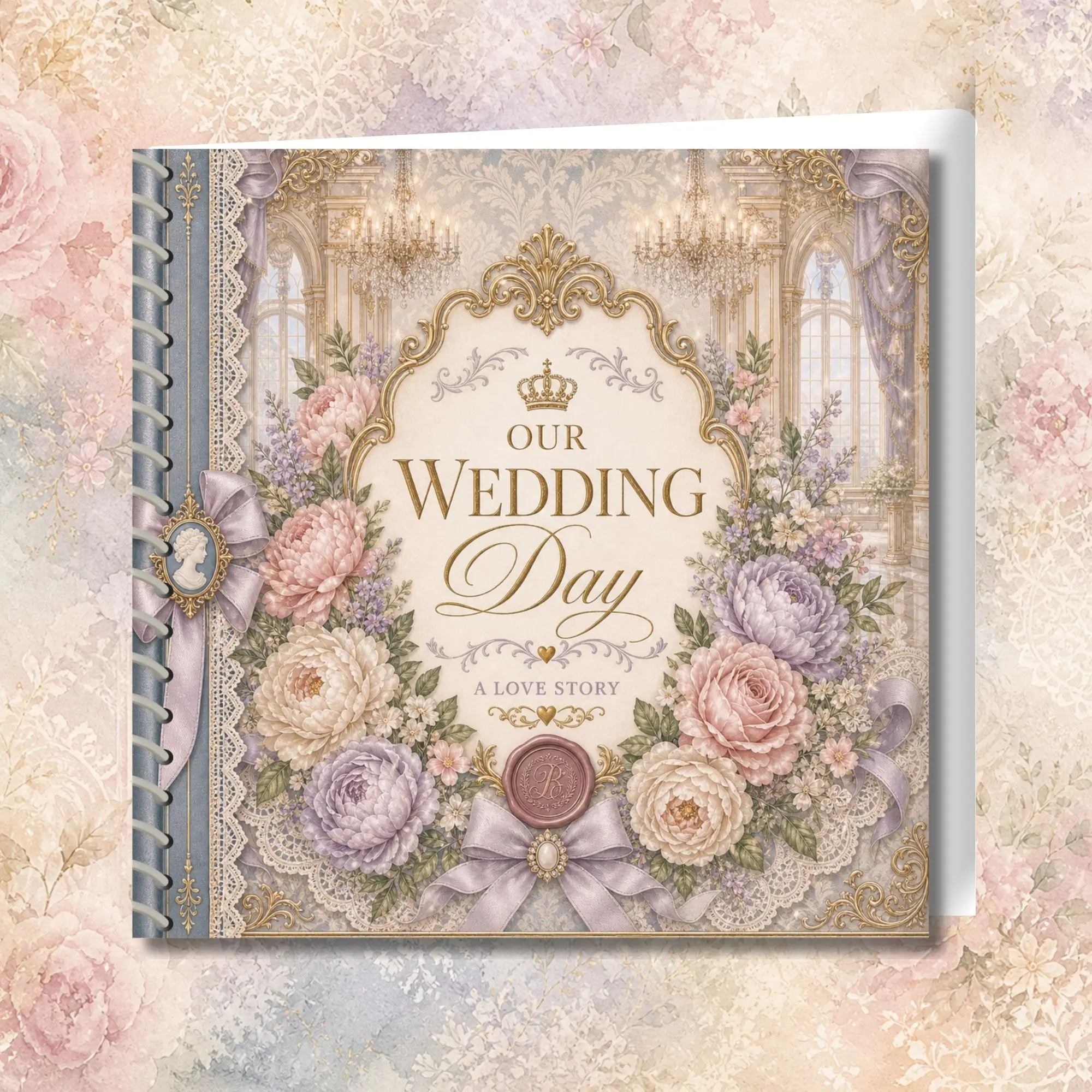 Wedding Scrapbook- Fully Designed Layout Pages