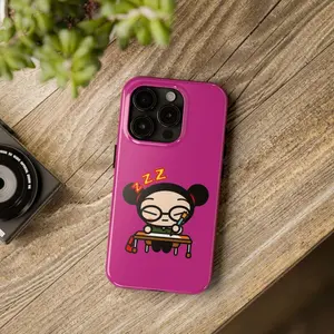 Pucca Cartoon Anime Phone Case, Kawaii Protective Design