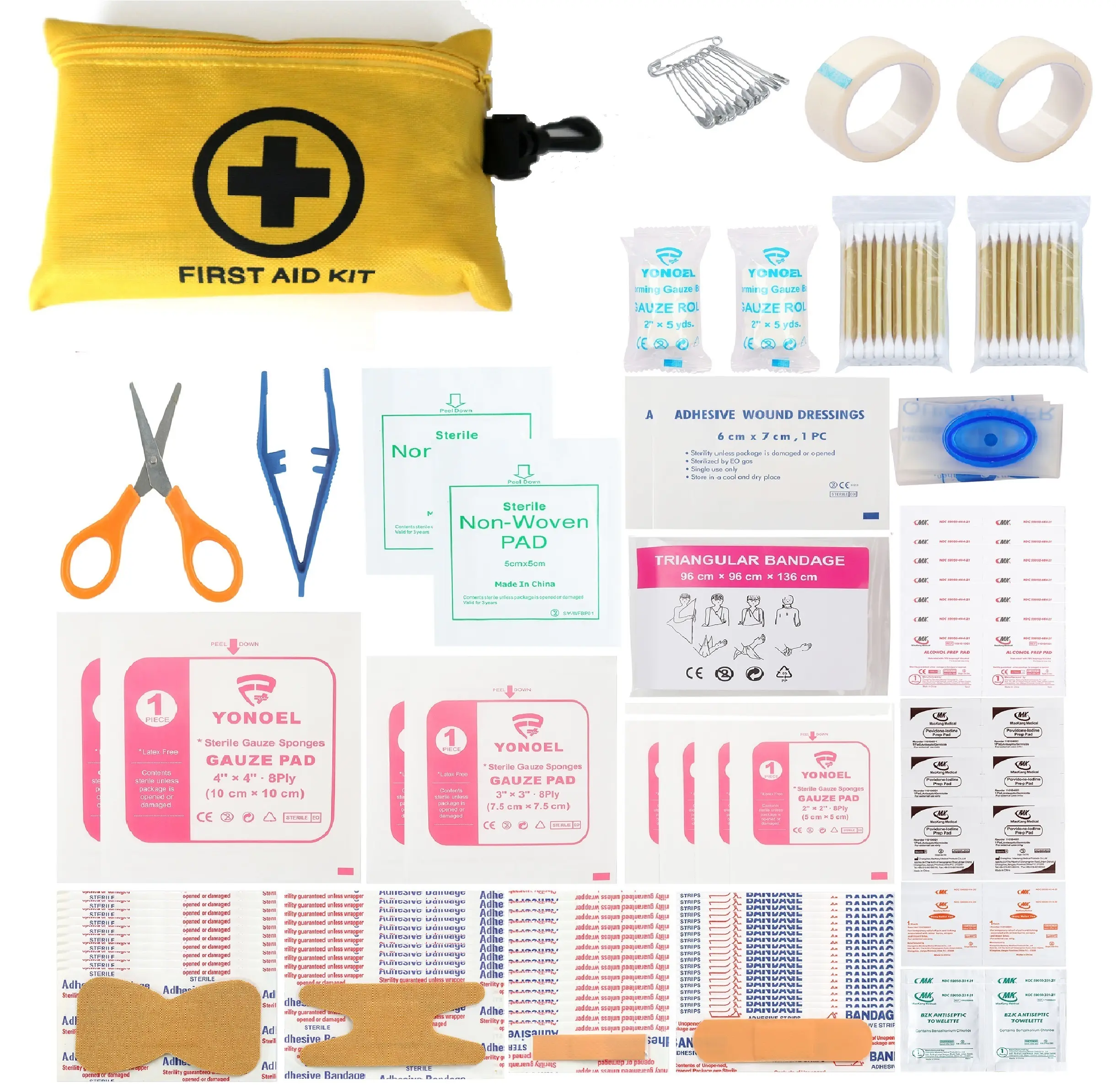 MyFAK  151 Pcs First Aid Kit Medical Emergency