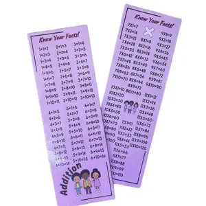 Math Fact Book Marks Addition and  Multiplication