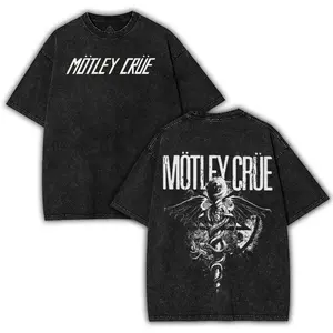 Vintage MOTLEY CRUE DR FEELGOOD TSHIRT, MOTLEY CRUE TShirt, Grunge Graphic Album Rock Lover Shirt, Vintage Oversize Band Shirts Casual Comfort Cotton Fabric Fit Top