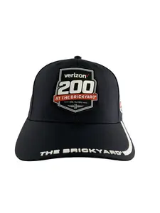 Verizon 200 Hat Cap Strap Back Mens One Size Black NASCAR Racing Brickyard 2023