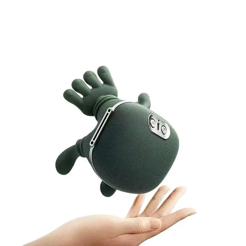 Shoulder and Neck Massager Bionic Heated with Fingers 4D Kneading Massage for Muscle Relaxation Green