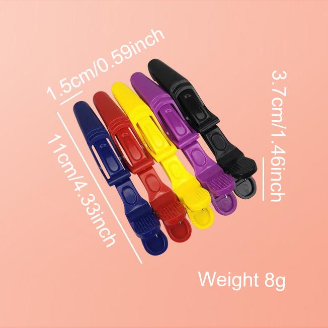 [Wequeen] HD Wig Cap Hair accessor Pink tip tail comb Candy colored alligator clip Haircare Heatless