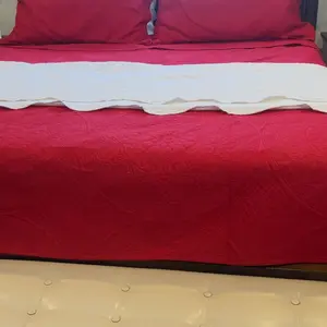 Lightweight Quilted Bedspreads Queen size Bed- 3 Piece Oversized Bedspreads Queen- Soft Bedding Set with 2 Matching Pillow Shams - Best For Summer Gift