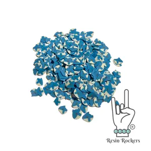 Blue Whale Polymer Clay Pieces