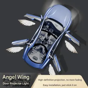 Two-Pack LED Car Door Welcome Projector Lights, Car Decorative Light, Personalized Car Door Projection Lamp, Suitable for All Vehicles, Customizable Design