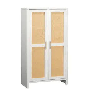 Isabella Isle 2-Door Cabinet, White Finish
