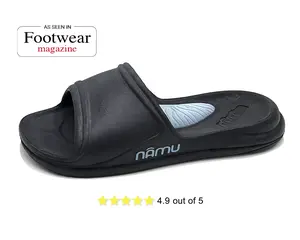 NAMU SL01: Engineered for Recovery, Massaging Footbed, Total Support, Biodegradable Soleic® Material, Unisex Design, True to Size, Ideal for Post-Activity Comfort