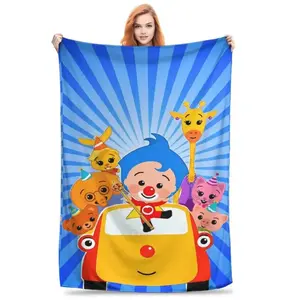 Soft Funny Throw Blanket Cute cartoon pattern flannel blanket, soft and comfortable thin blanket. Suitable for multiple occasions: sofa, bed, camping, office. Available in four sizes: adult, teen, and toddler.