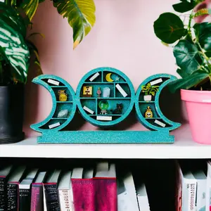 Moon Phase Mini Bookshelf DIY Kit